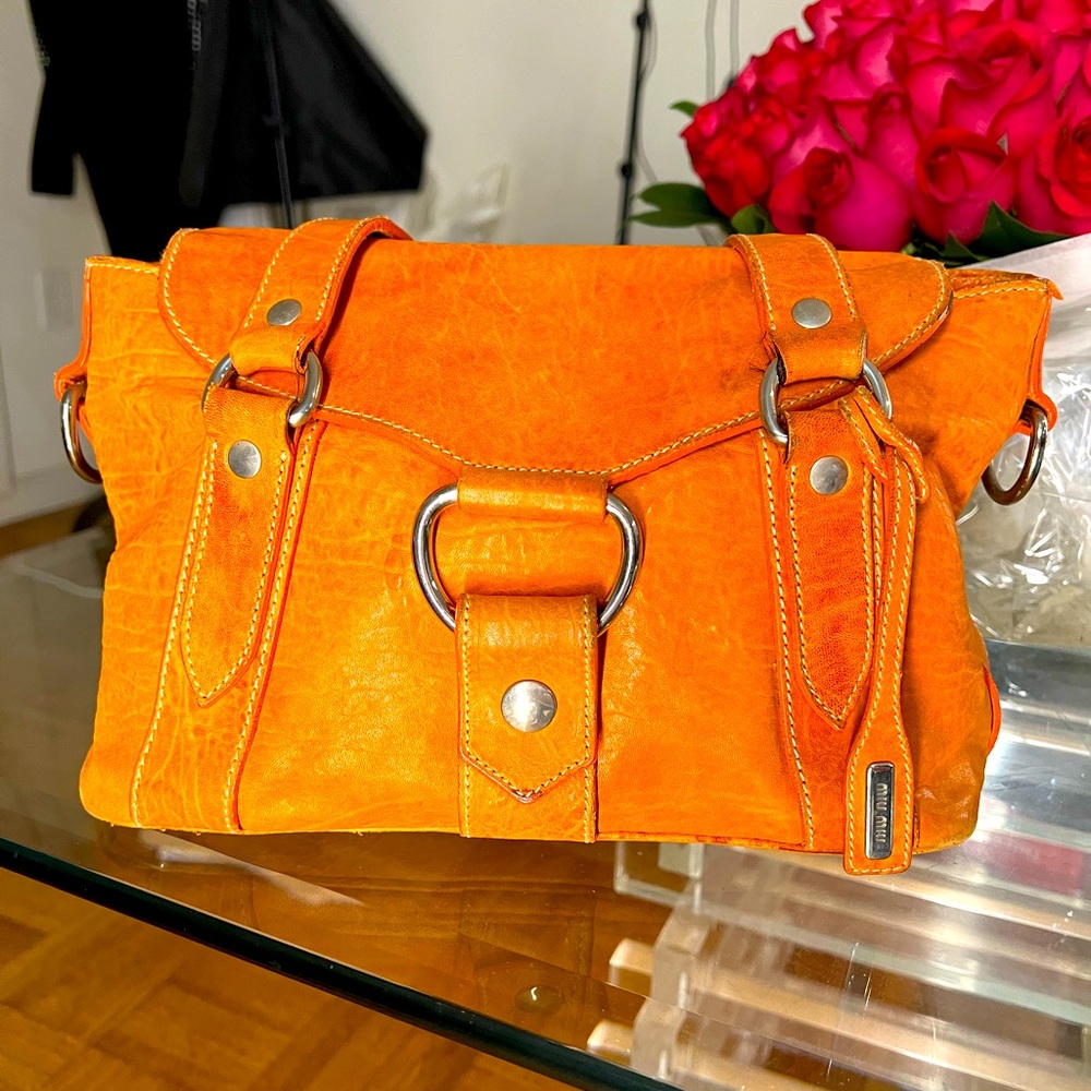 Miu Miu bag. Vintage. Used. Been in my closet for years. Don’t know how old